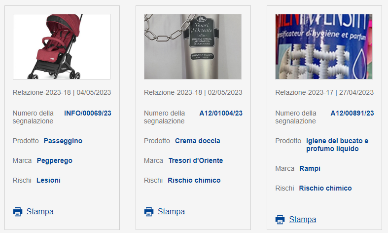 rischio salute italia